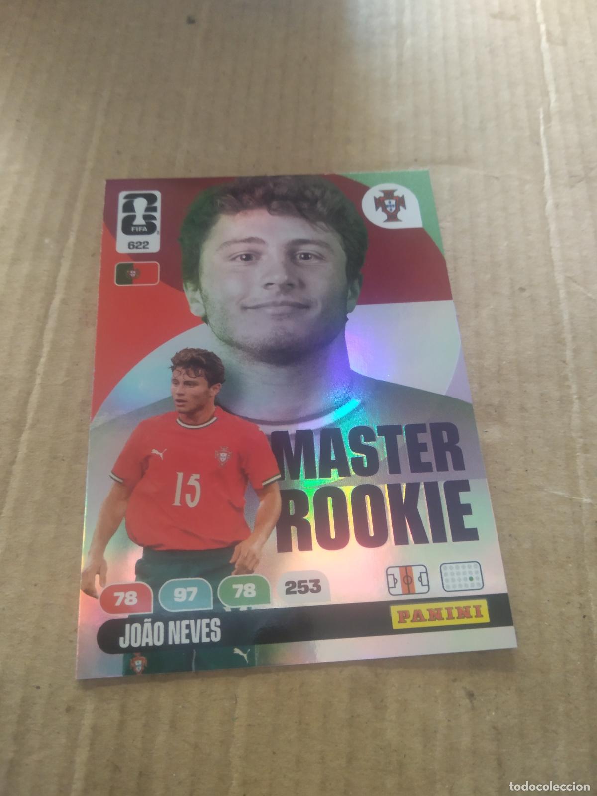 Fu&szlig;ball-Sticker: 622 JOAO NEVES ROOKIE PORTUGAL CROMO FUTBOL PANINI ADRENALYN MUNDIAL 2026 WORLD CUP