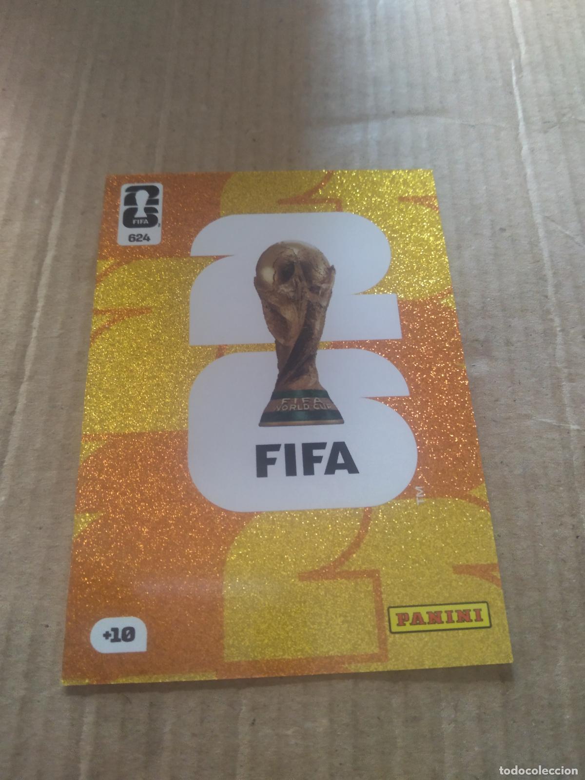 Fu&szlig;ball-Sticker: 624 TROPHY TROFEO COPA EMBLEMA DORADO GOLD CROMO FUTBOL PANINI ADRENALYN MUNDIAL 2026 WORLD CUP