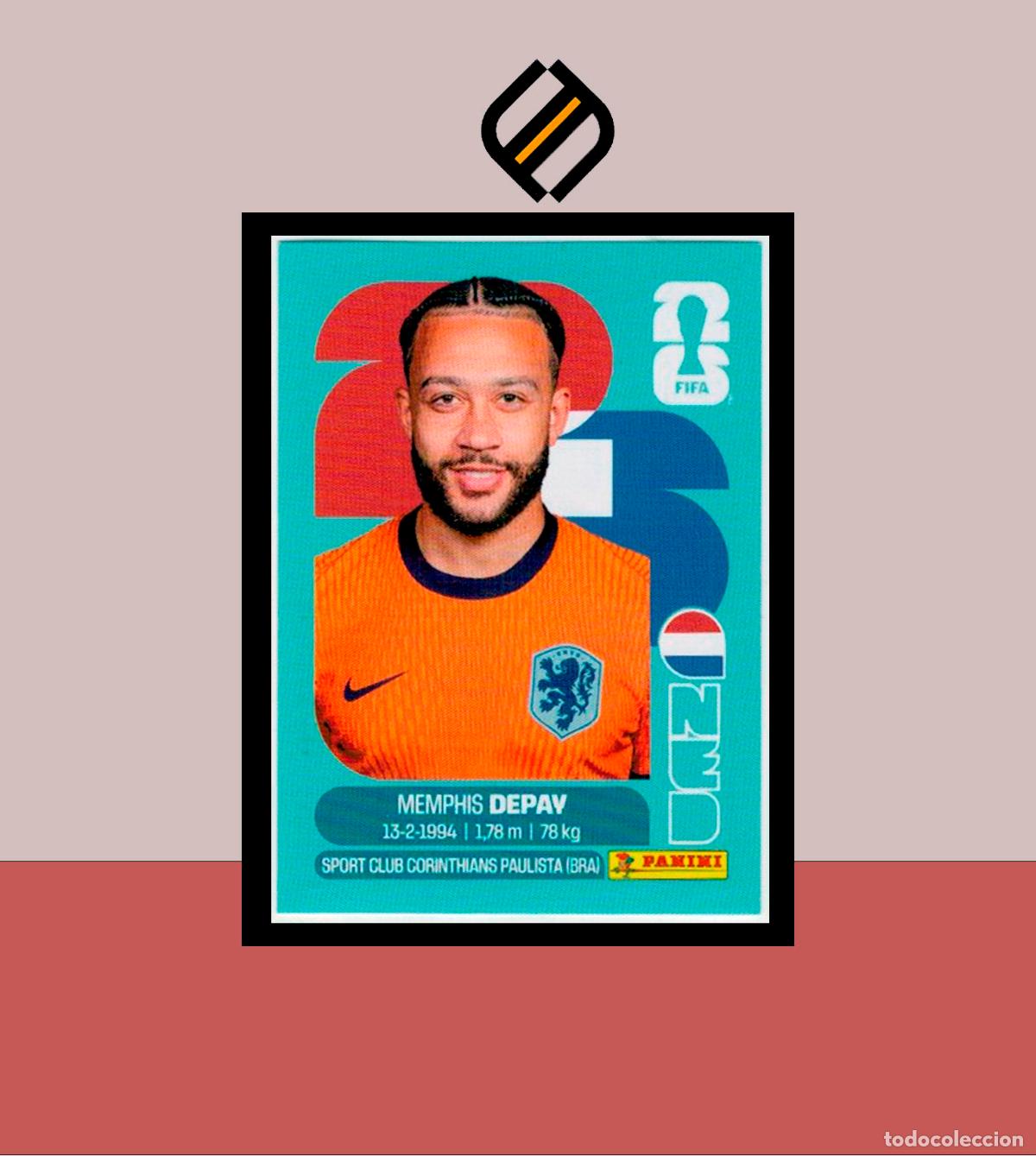 Fu&szlig;ball-Sticker: PANINI FIFA CLUB WORLD CUP 2026 26 NED 17 MEMPHIS DEPAY HOLANDA STICKER MUNDIAL MEX CAN USA LIGA