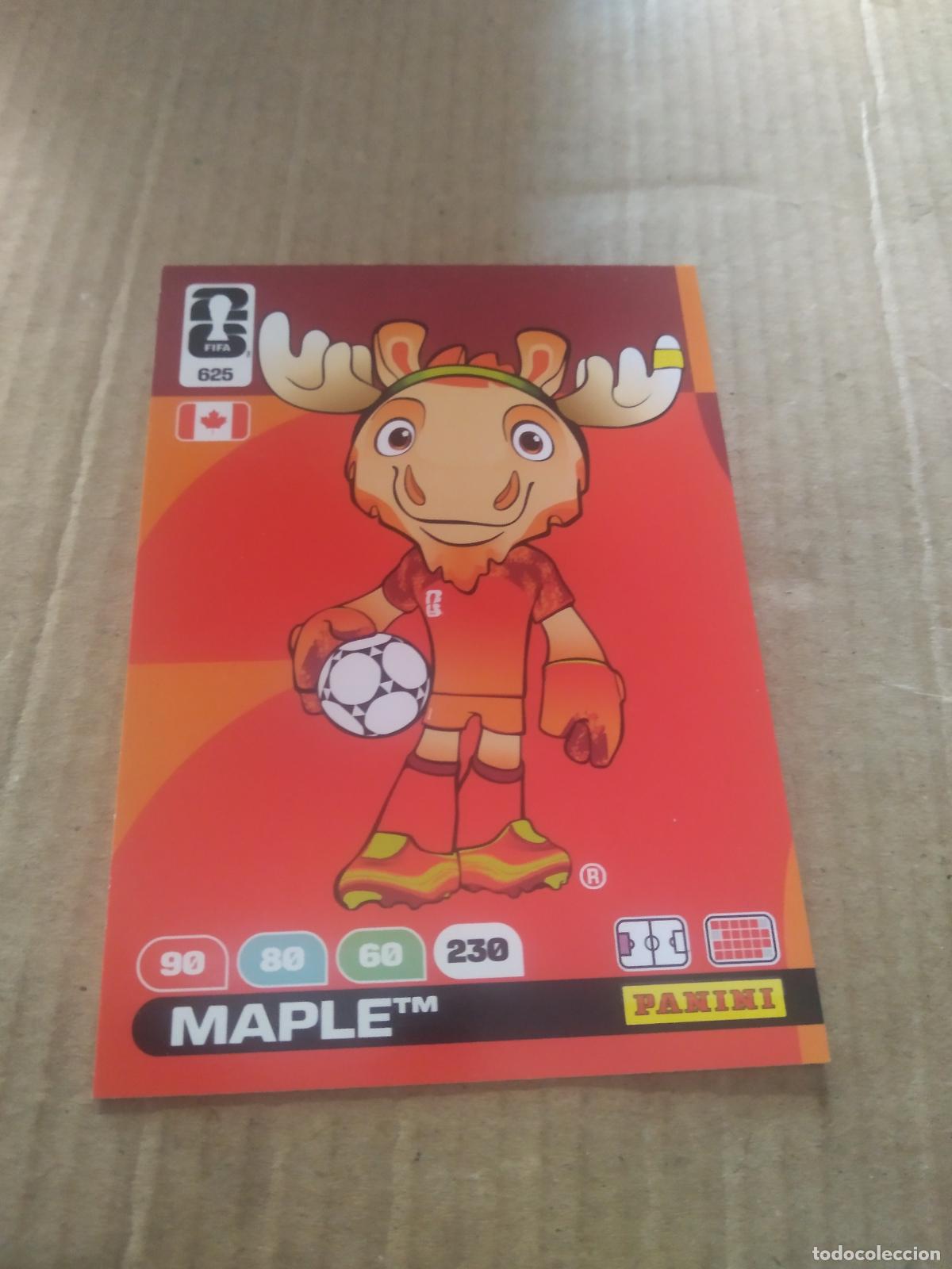 Fu&szlig;ball-Sticker: 625 MAPLE MASCOTA CROMO FUTBOL PANINI ADRENALYN MUNDIAL 2026 WORLD CUP