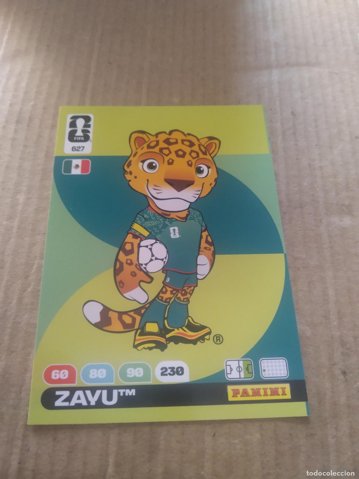 Fu&szlig;ball-Sticker: 627 ZAYU MASCOTA CROMO FUTBOL PANINI ADRENALYN MUNDIAL 2026 WORLD CUP