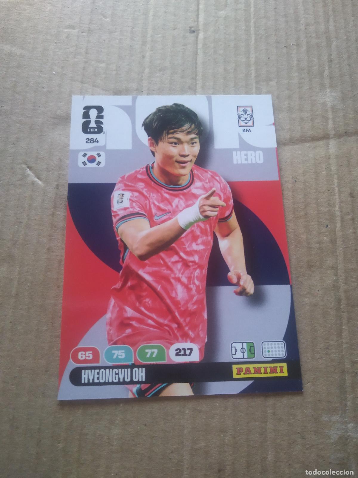 Cromos de Futebol: 284 HYEONGYU OH COREA KOREA CROMO FUTBOL PANINI ADRENALYN MUNDIAL 2026 WORLD CUP