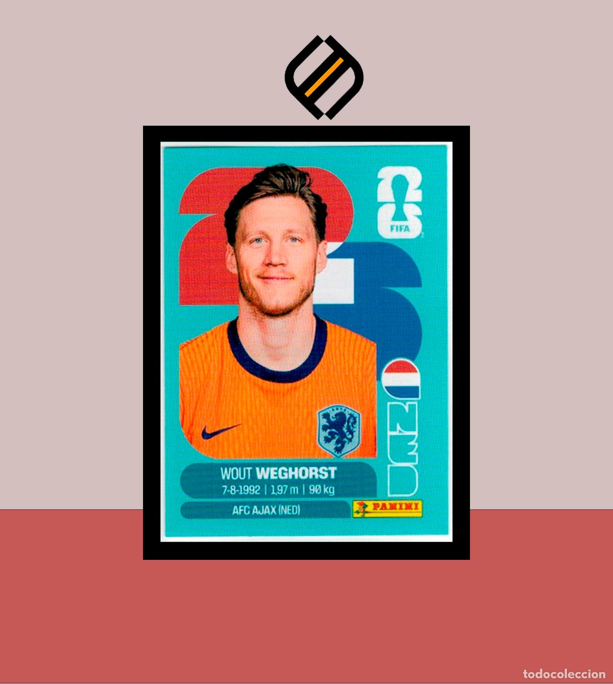 Cromos de Futebol: PANINI FIFA CLUB WORLD CUP 2026 26 NED 19 WOUT WEGHORST HOLANDA STICKER MUNDIAL MEX CAN USA LIGA