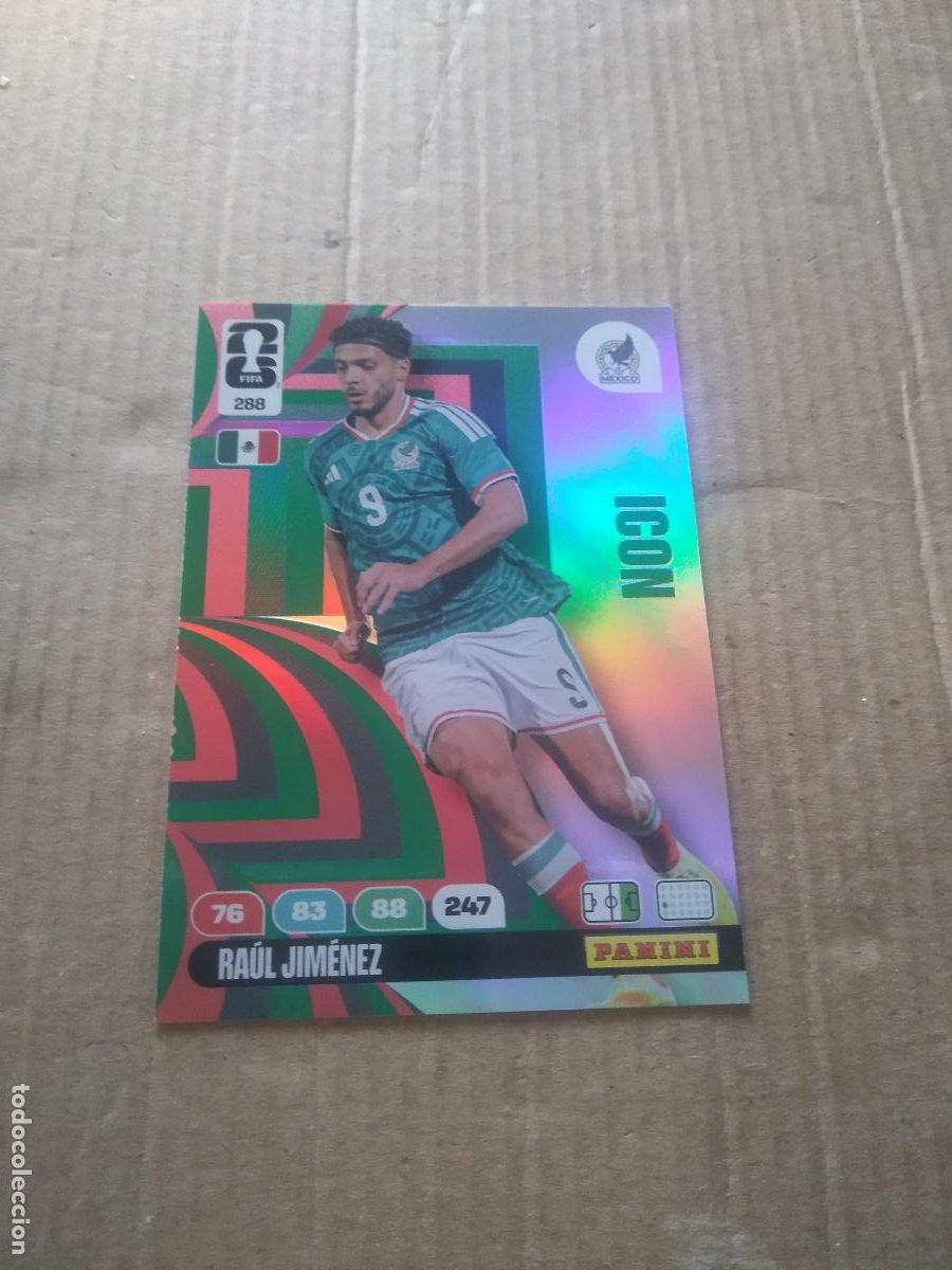 Cromos de f&uacute;tbol: 288 RAUL JIMENEZ MEXICO CROMO FUTBOL PANINI ADRENALYN MUNDIAL 2026 WORLD CUP