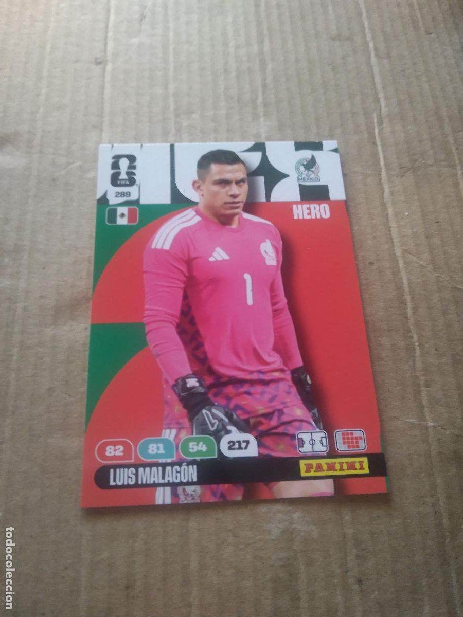 Cromos de f&uacute;tbol: 289 LUIS MALAGON MEXICO CROMO FUTBOL PANINI ADRENALYN MUNDIAL 2026 WORLD CUP
