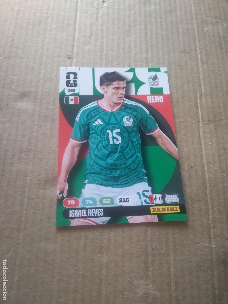 Cromos de f&uacute;tbol: 290 ISRAEL REYES MEXICO CROMO FUTBOL PANINI ADRENALYN MUNDIAL 2026 WORLD CUP