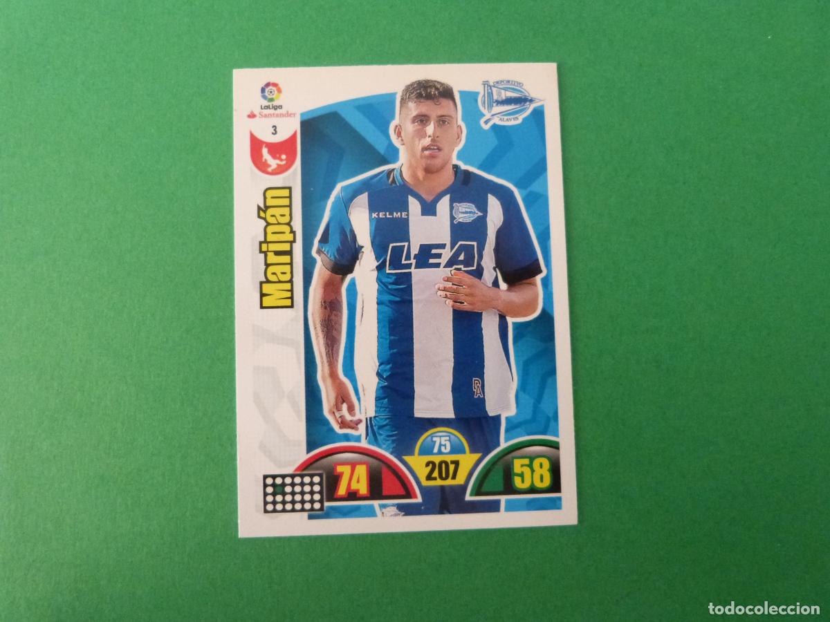 Cromos de f&uacute;tbol: TRADING CARD FUTBOL MARIPAN DEPORTIVO ALAV&Eacute;S N&ordm; 3 LIGA ADRENALYN XL 2017-2018/17-18 PANINI