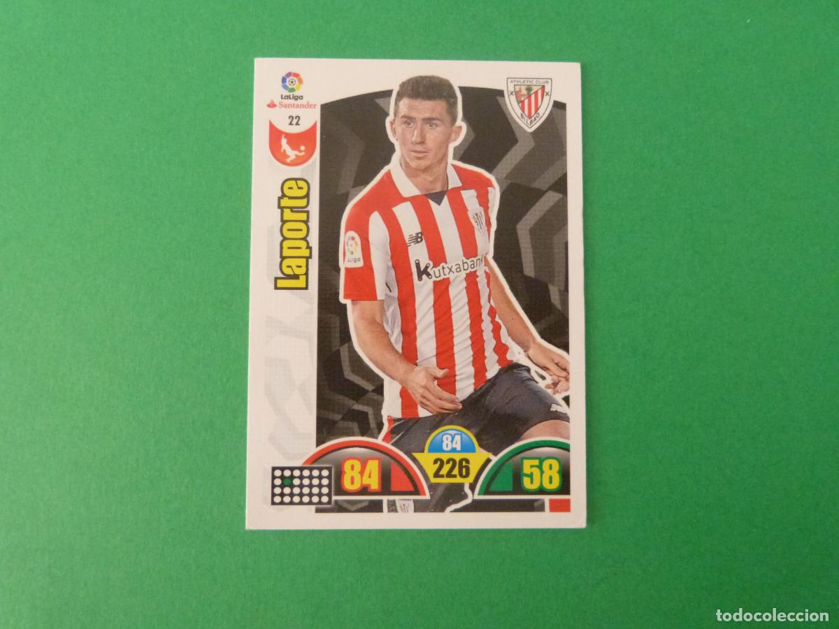 Cromos de Futebol: TRADING CARD FUTBOL LAPORTE ATH. BILBAO N&ordm; 22 LIGA ADRENALYN XL 2017-2018/17-18 PANINI