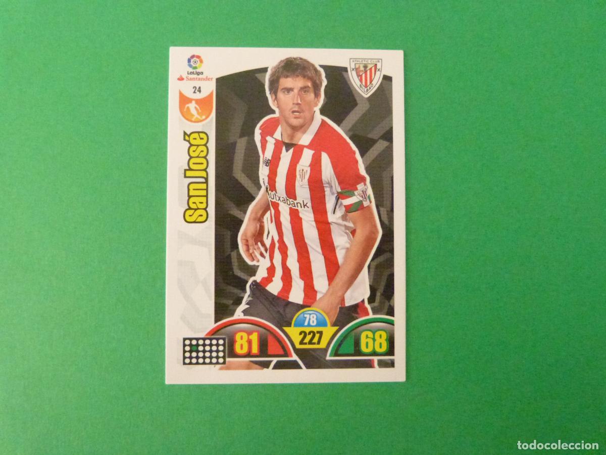 Cromos de Futebol: TRADING CARD FUTBOL SAN JOS&Eacute; ATH. BILBAO N&ordm; 24 LIGA ADRENALYN XL 2017-2018/17-18 PANINI