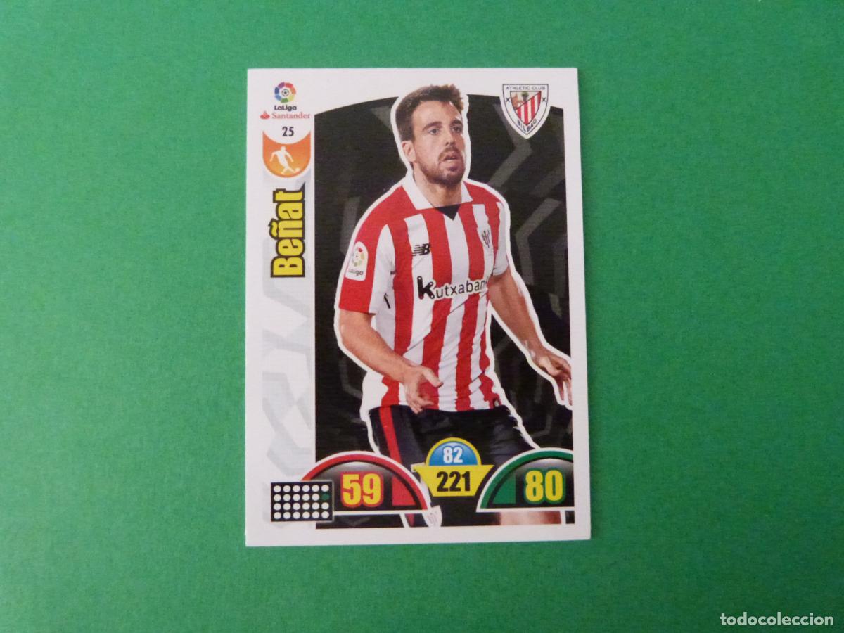 Cromos de Futebol: TRADING CARD FUTBOL BE&Ntilde;AT ATH. BILBAO N&ordm; 25 LIGA ADRENALYN XL 2017-2018/17-18 PANINI