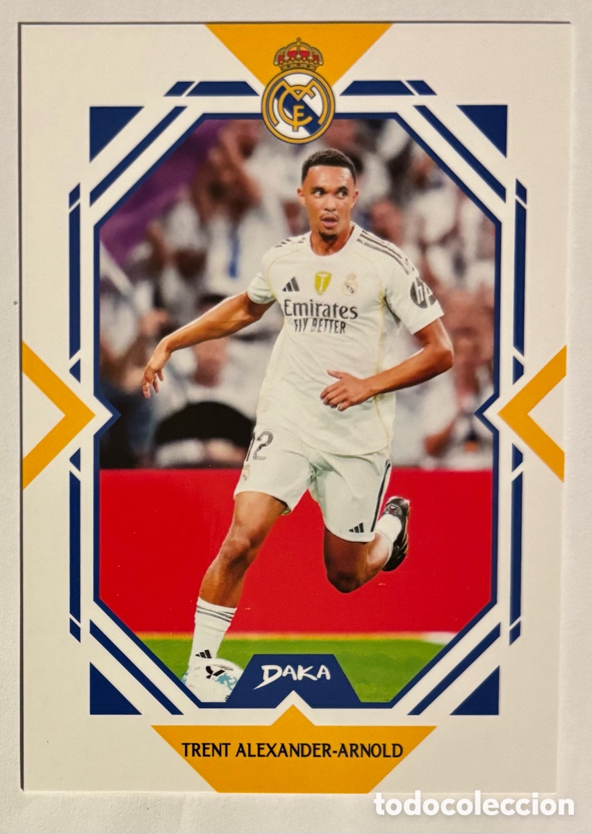 Cromos de f&uacute;tbol: TRENT ALEXANDER ARNOLD. CARTA DAKA TOP AUDIENCE REAL MADRID CF 2025/26. #RM-17-A.
