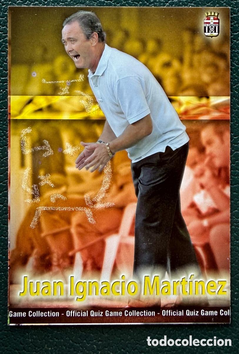Cromos de Futebol: 1134 JUAN IGNACIO MARTINEZ ERROR FC CARTAGENA FICHAS ALBUM MUNDICROMO 2009 2010 09 10