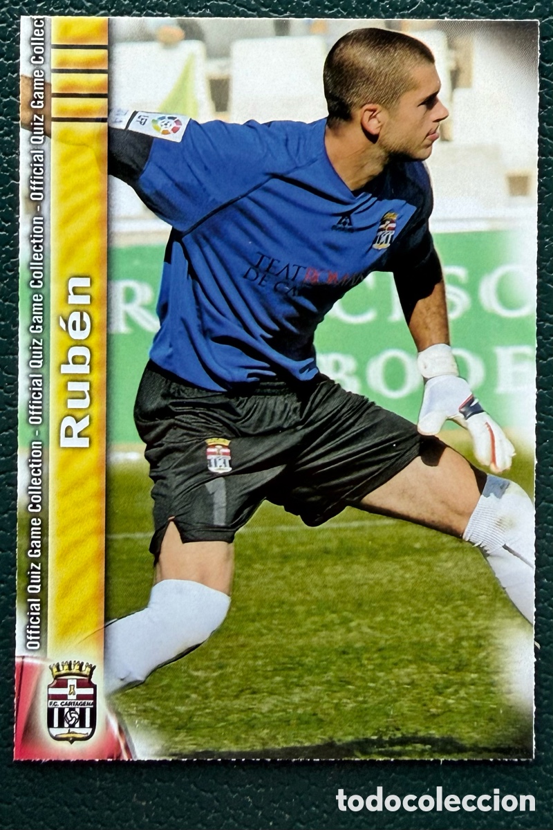 Cromos de Futebol: 1135 RUBEN FC CARTAGENA FICHAS ALBUM MUNDICROMO 2009 2010 09 10