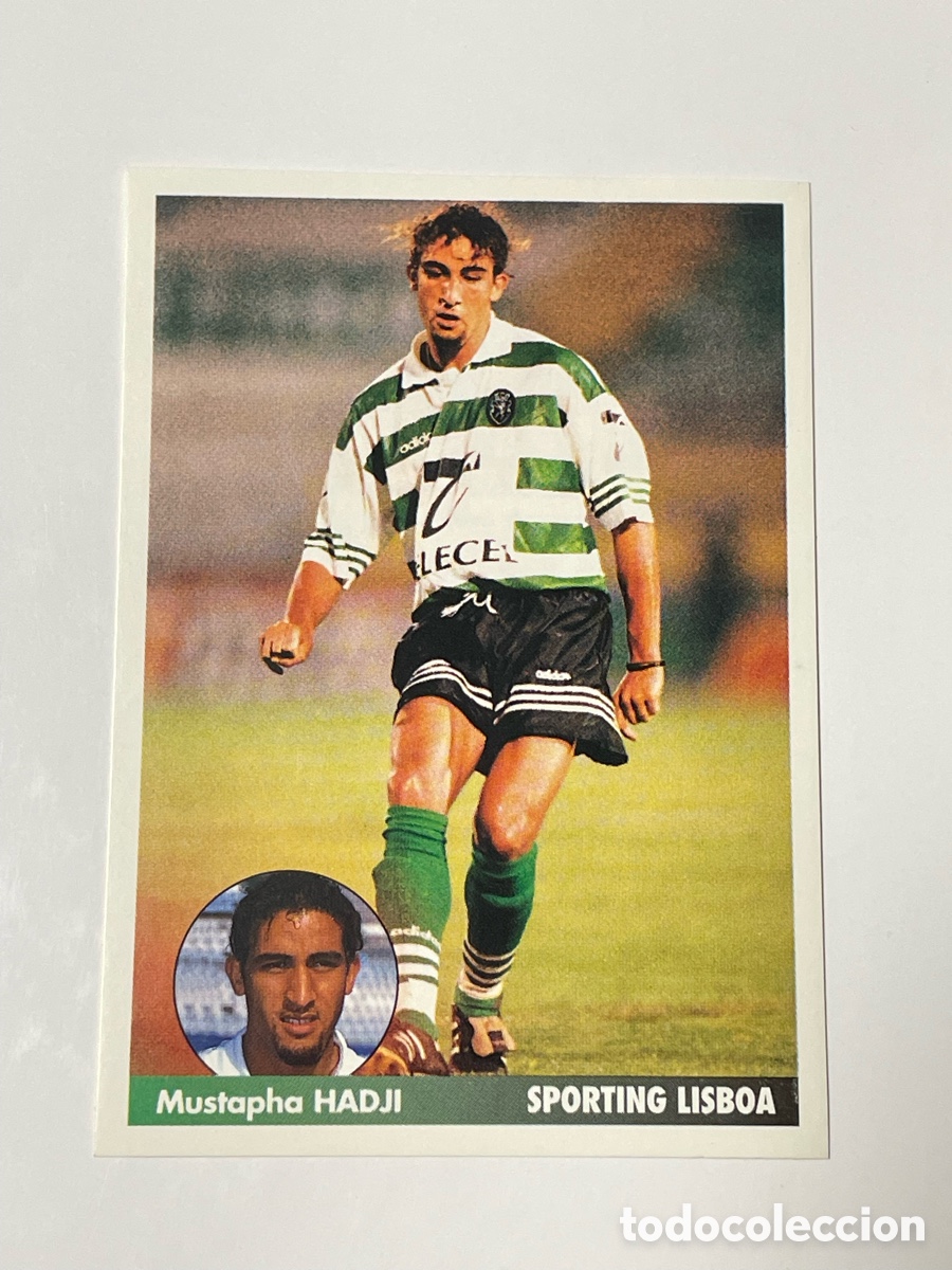 Cromos de f&uacute;tbol: Mustapha Hadji Sporting de Lisboa Panini Los mejores equipos de Europa 1996/97 #269