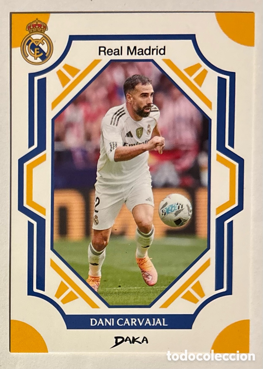 Cromos de f&uacute;tbol: DANI CARVAJAL. CARTA DAKA TOP AUDIENCE REAL MADRID CF 2025/26. #RM-16-B.
