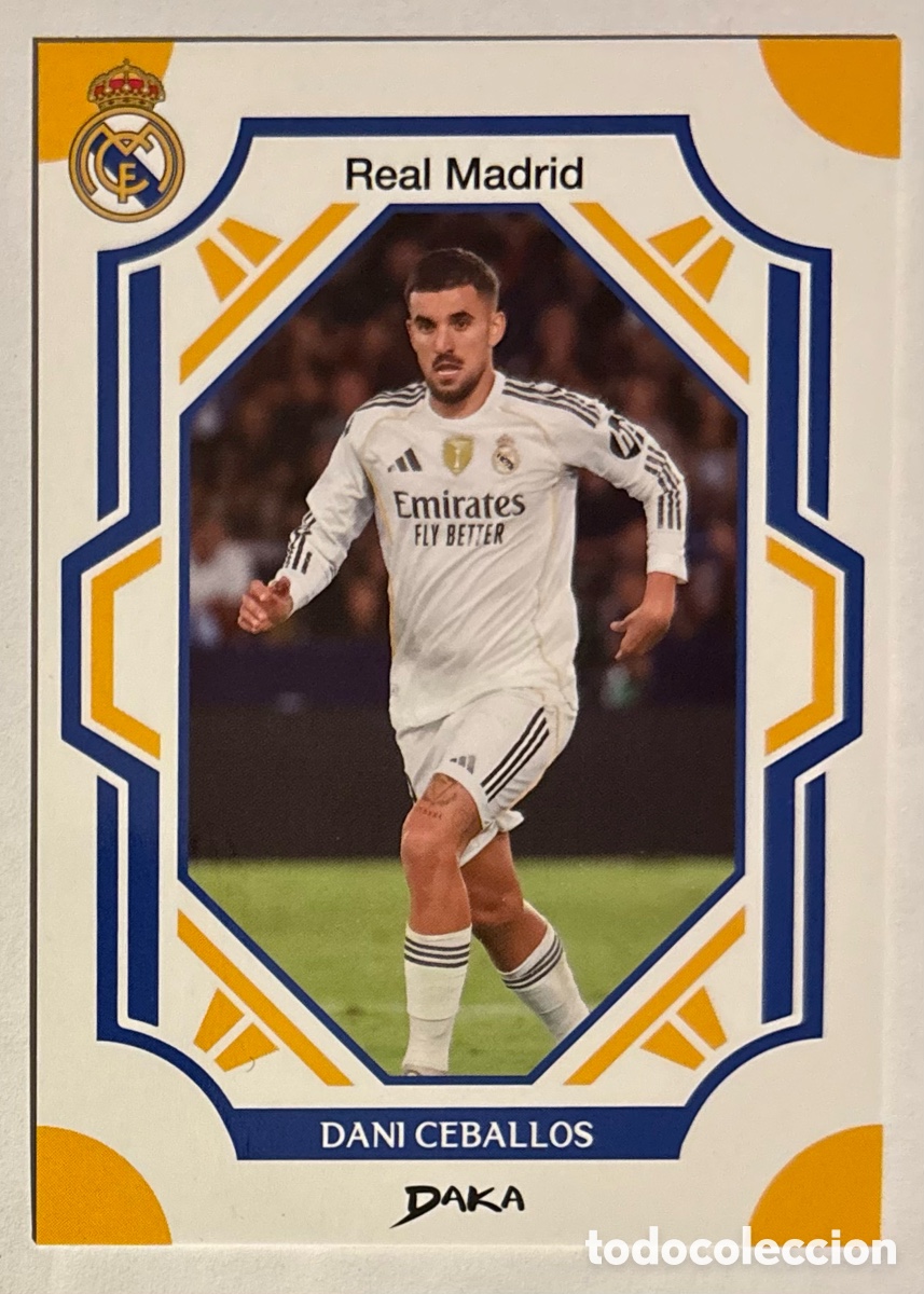 Cromos de f&uacute;tbol: DANI CEBALLOS. CARTA DAKA TOP AUDIENCE REAL MADRID CF 2025/26. #RM-11-B.