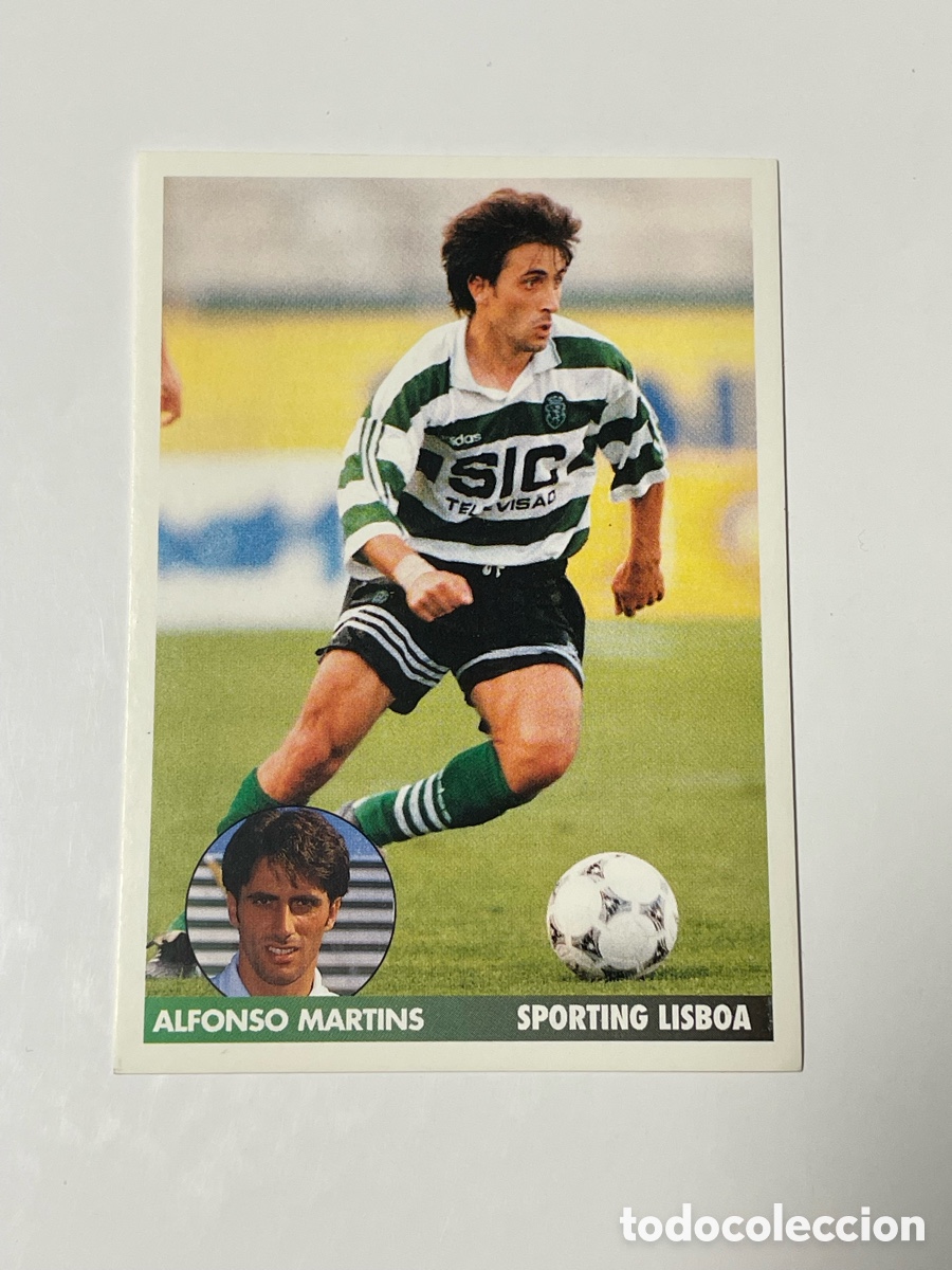 Cromos de Futebol: Alfonso Martins Sporting de Lisboa Panini Los mejores equipos de Europa 1996/97 #270