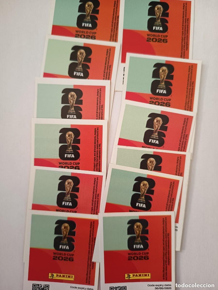 Cromos de f&uacute;tbol: LOTE 12 C&Oacute;DIGOS SIN USAR &Aacute;LBUM VIRTUAL DIGITAL - PANINI MUNDIAL WORLD CUP 2026 FIFA STICKERS CROMOS