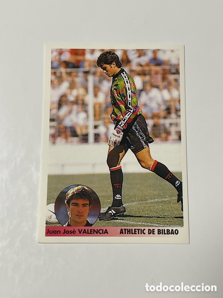 Cromos de f&uacute;tbol: Juanjo Valencia Athletic de Bilbao Panini Los mejores equipos de Europa 1996/97 #275