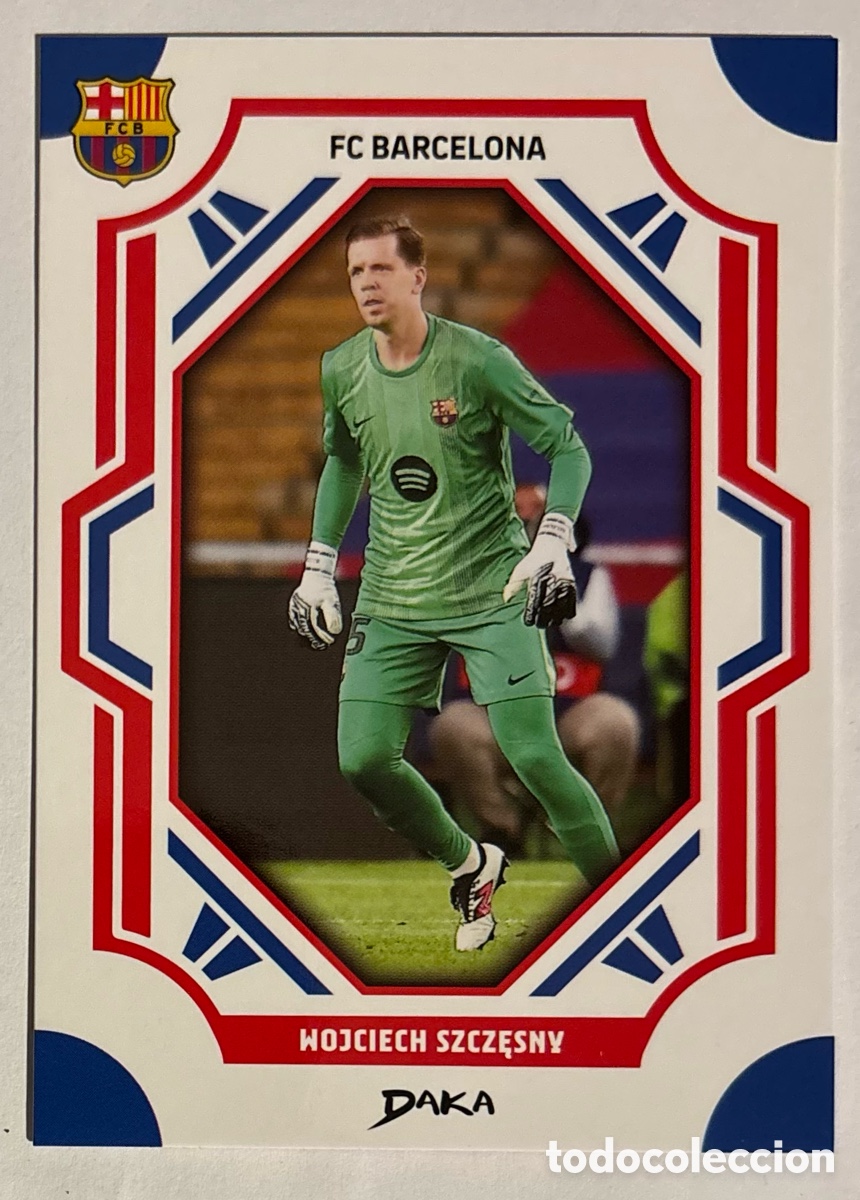 Cromos de f&uacute;tbol: WOJCIECH SZCZESNY. CARTA DAKA TOP AUDIENCE FC BARCELONA 2025/26. #FCB-22-B.
