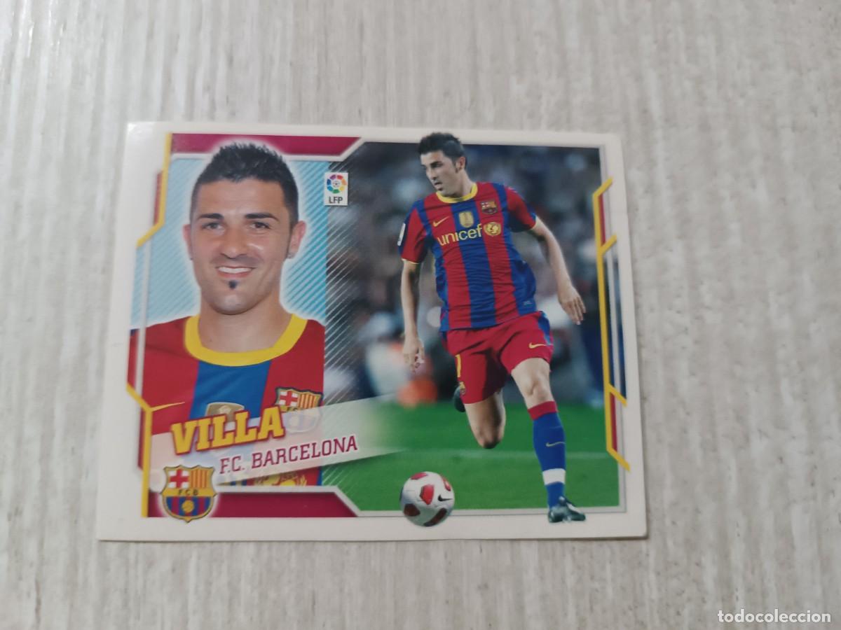 Cromos de f&uacute;tbol: VILLA FICHAJE 1 VERSI&Oacute;N NUNCA PEGADO LIGA ESTE 10 11 2010 2011