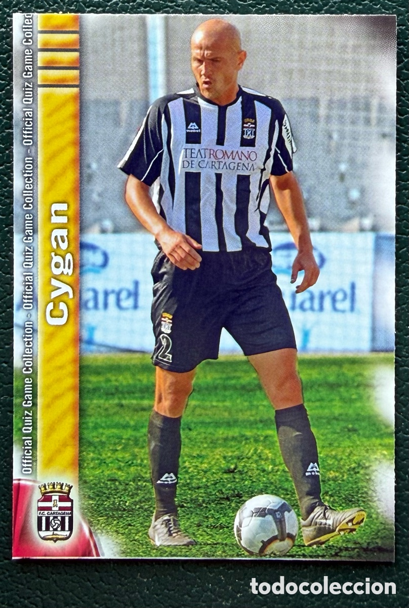 Cromos de f&uacute;tbol: 1137 CYGAN FC CARTAGENA FICHAS ALBUM MUNDICROMO 2009 2010 09 10