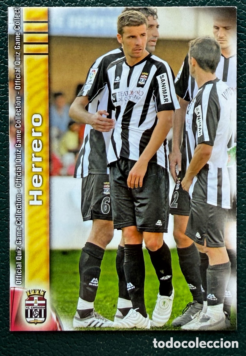 Cromos de f&uacute;tbol: 1138 HERRERO FC CARTAGENA FICHAS ALBUM MUNDICROMO 2009 2010 09 10
