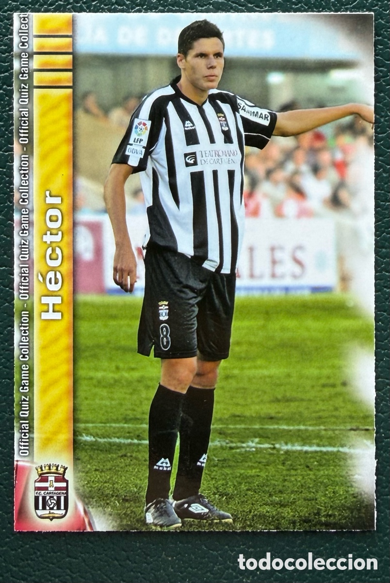 Cromos de f&uacute;tbol: 1141 HECTOR FC CARTAGENA FICHAS ALBUM MUNDICROMO 2009 2010 09 10