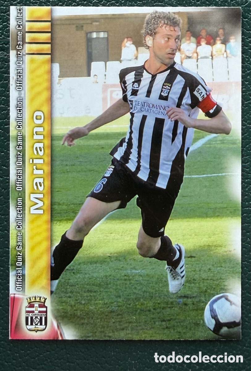 Cromos de f&uacute;tbol: 1142 MARIANO FC CARTAGENA FICHAS ALBUM MUNDICROMO 2009 2010 09 10