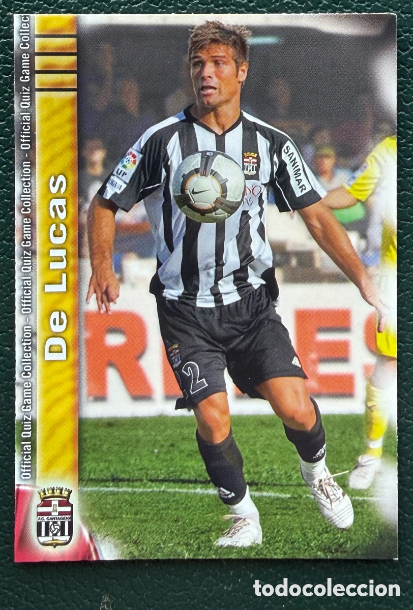 Cromos de f&uacute;tbol: 1145 DE LUCAS FC CARTAGENA FICHAS ALBUM MUNDICROMO 2009 2010 09 10