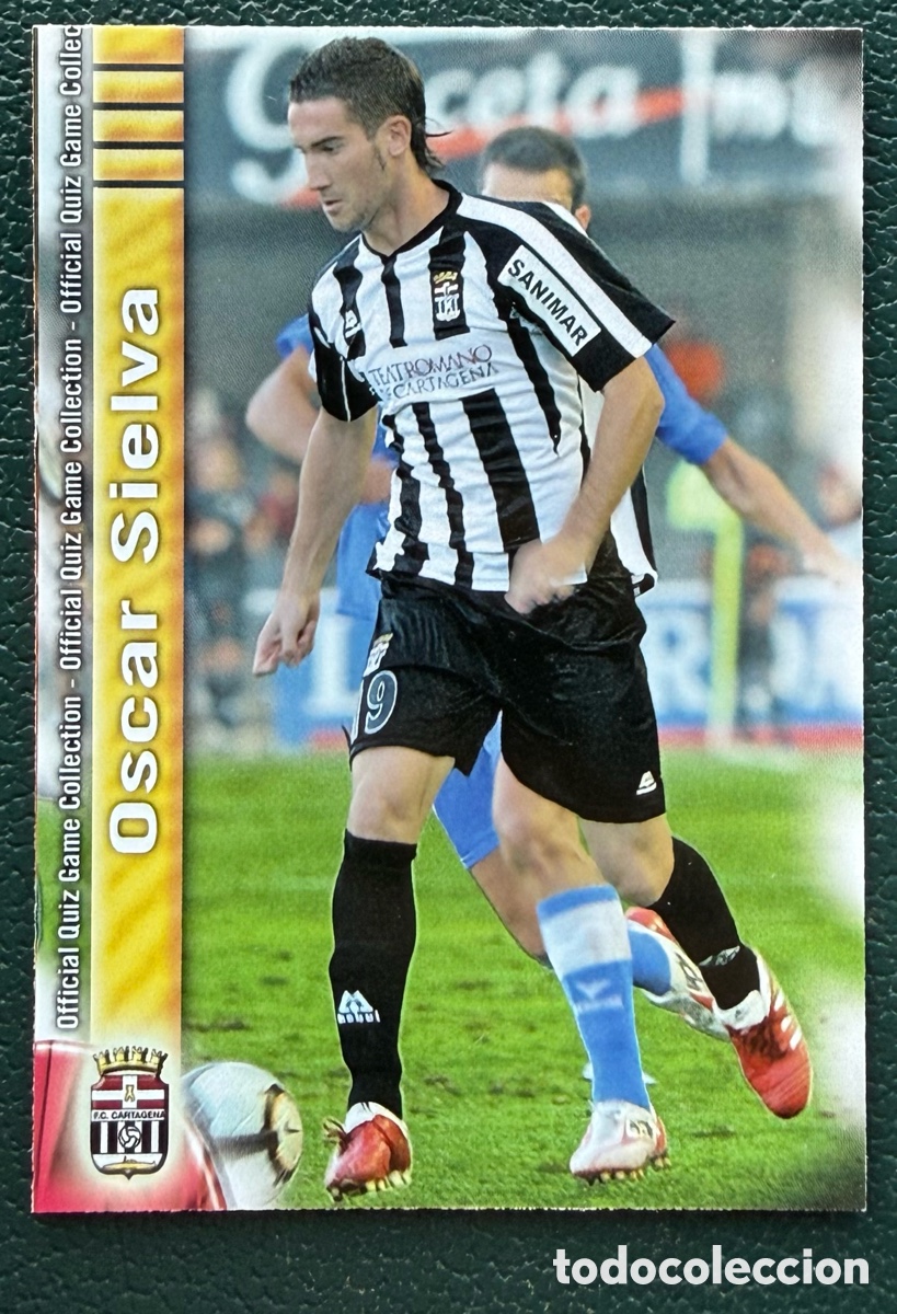 Cromos de f&uacute;tbol: 1146 OSCAR SIELVA FC CARTAGENA FICHAS ALBUM MUNDICROMO 2009 2010 09 10