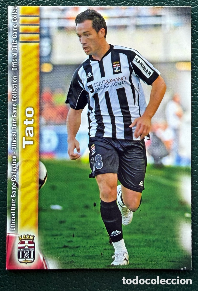 Cromos de f&uacute;tbol: 1147 TATO FC CARTAGENA FICHAS ALBUM MUNDICROMO 2009 2010 09 10