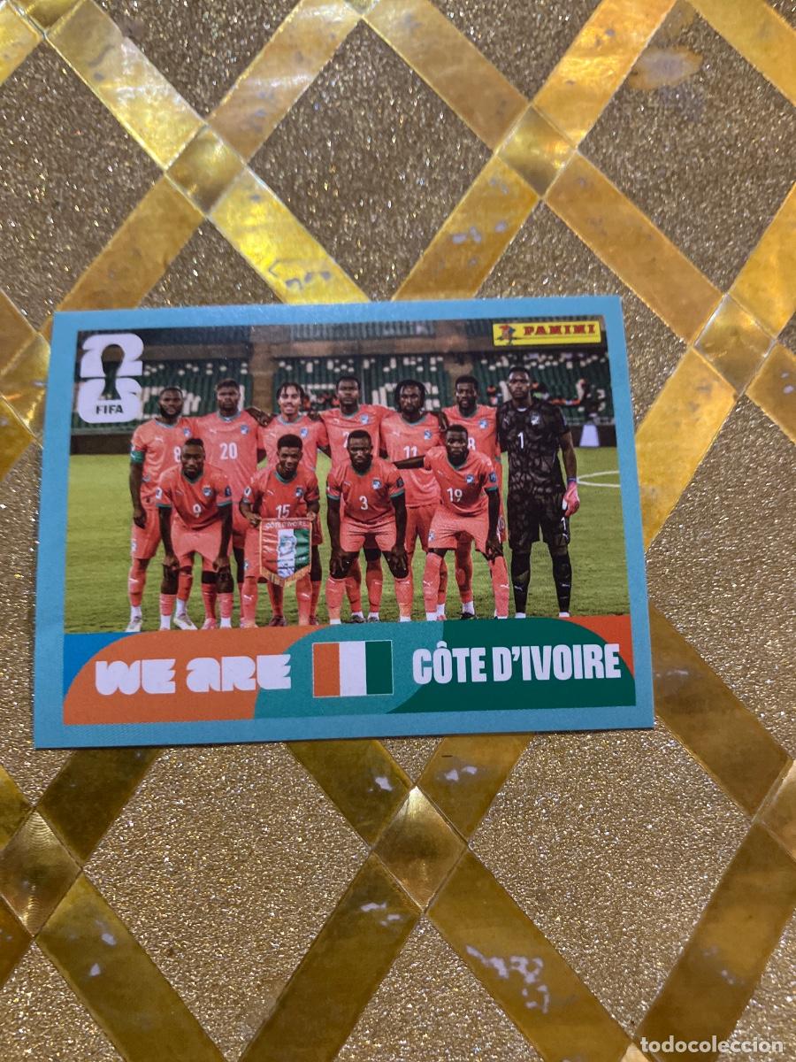 Cromos de f&uacute;tbol: CROMO DE F&Uacute;TBOL CIV 13 EQUIPO COSTA DE MARFIL MUNDIAL 2026 MEXICO-EEUU-CANADA PANINI !