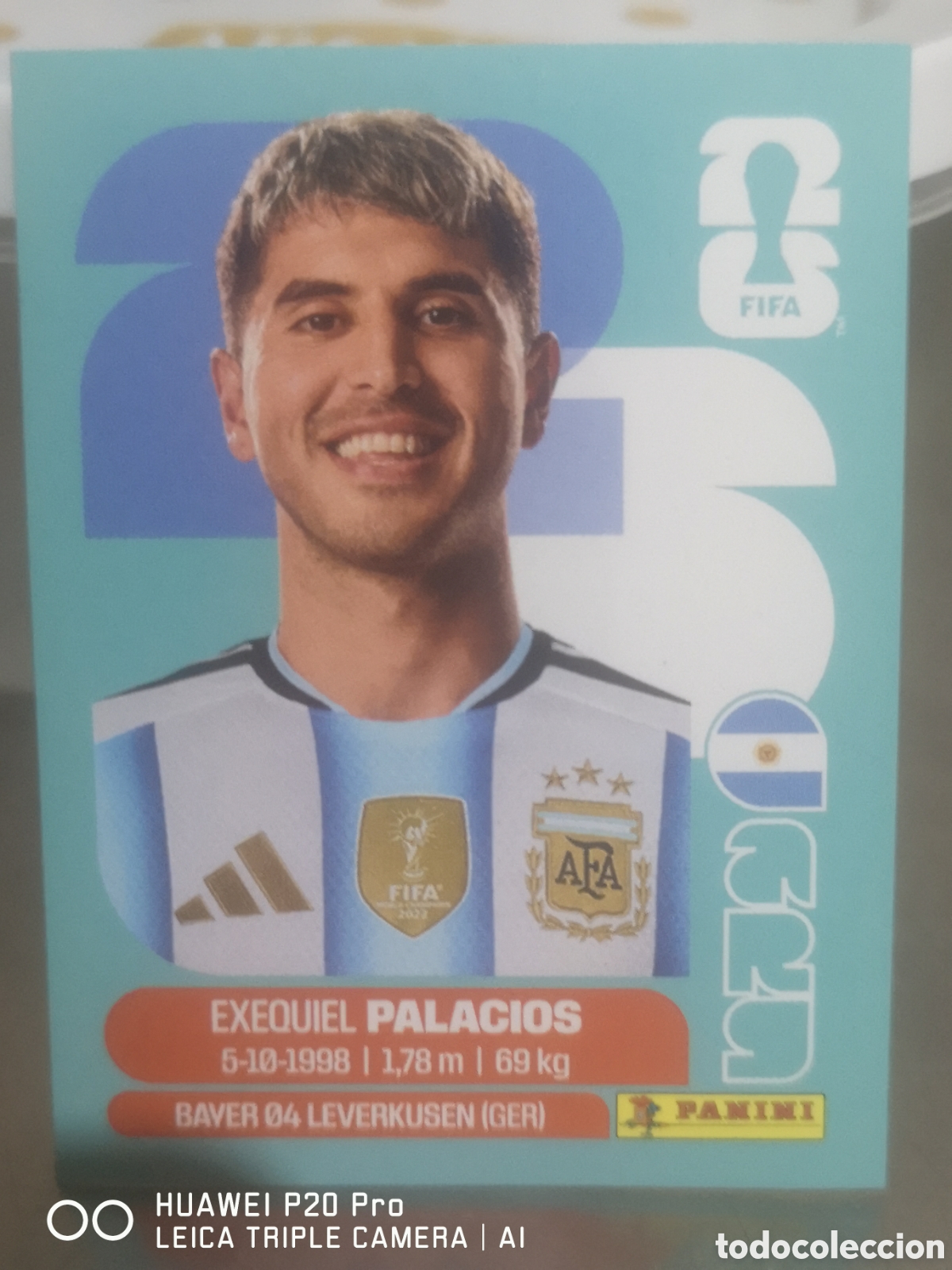 Cromos de f&uacute;tbol: FIFA WORLD CUP MUNDIAL 2026 EXEQUIEL PALACIOS - ARG 11