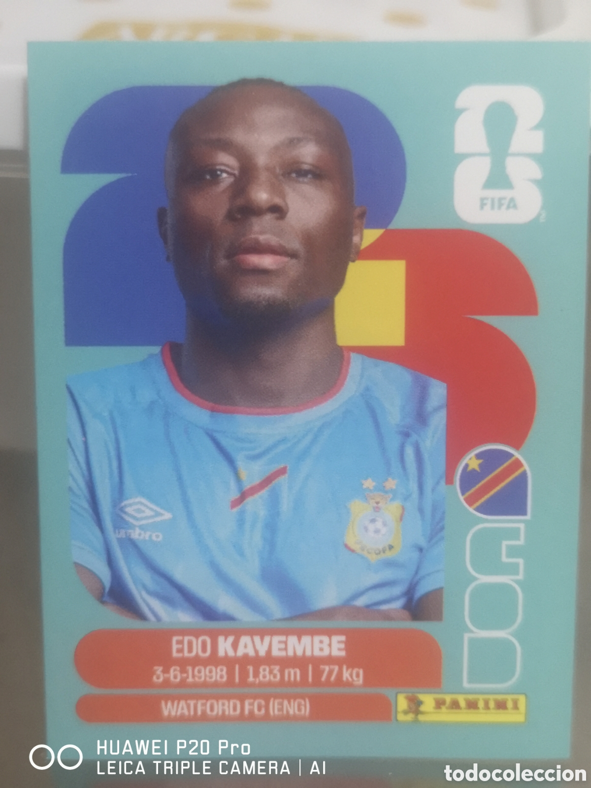 Cromos de f&uacute;tbol: FIFA WORLD CUP MUNDIAL 2026 EDO KAYEMBE - COD 10