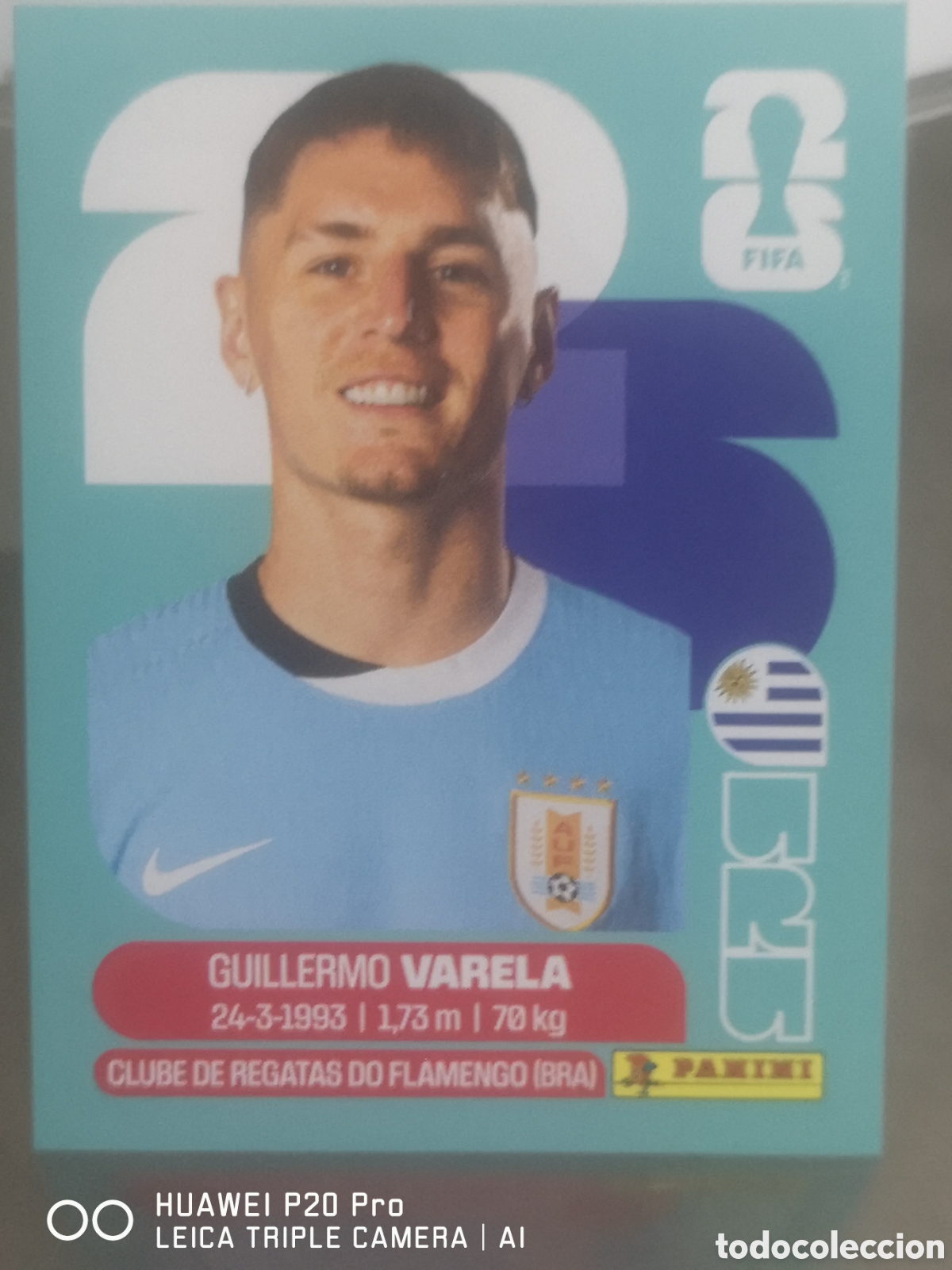 Cromos de f&uacute;tbol: FIFA WORLD CUP MUNDIAL 2026 GUILLERMO VARELA - URU 8