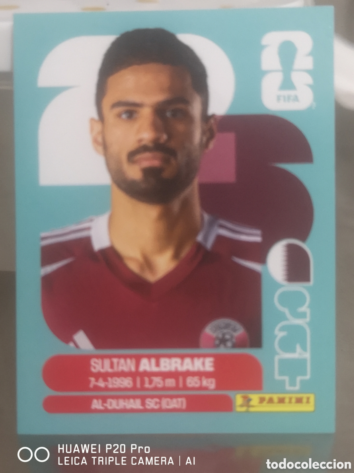 Cromos de f&uacute;tbol: FIFA WORLD CUP MUNDIAL 2026 SULTAN ALBRAKE - QAT 3