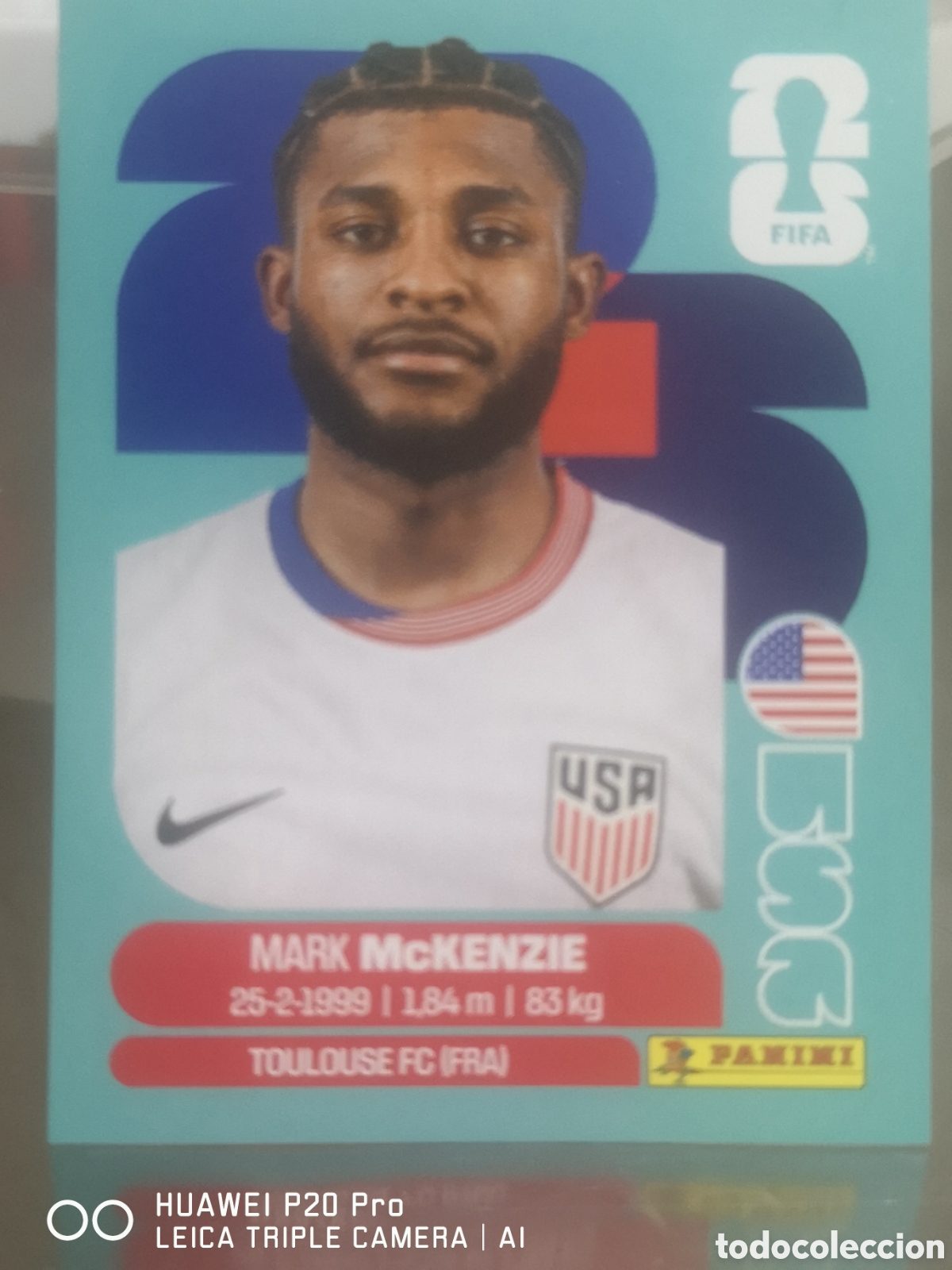 Cromos de f&uacute;tbol: FIFA WORLD CUP MUNDIAL 2026 MARK McKENZIE - USA 5