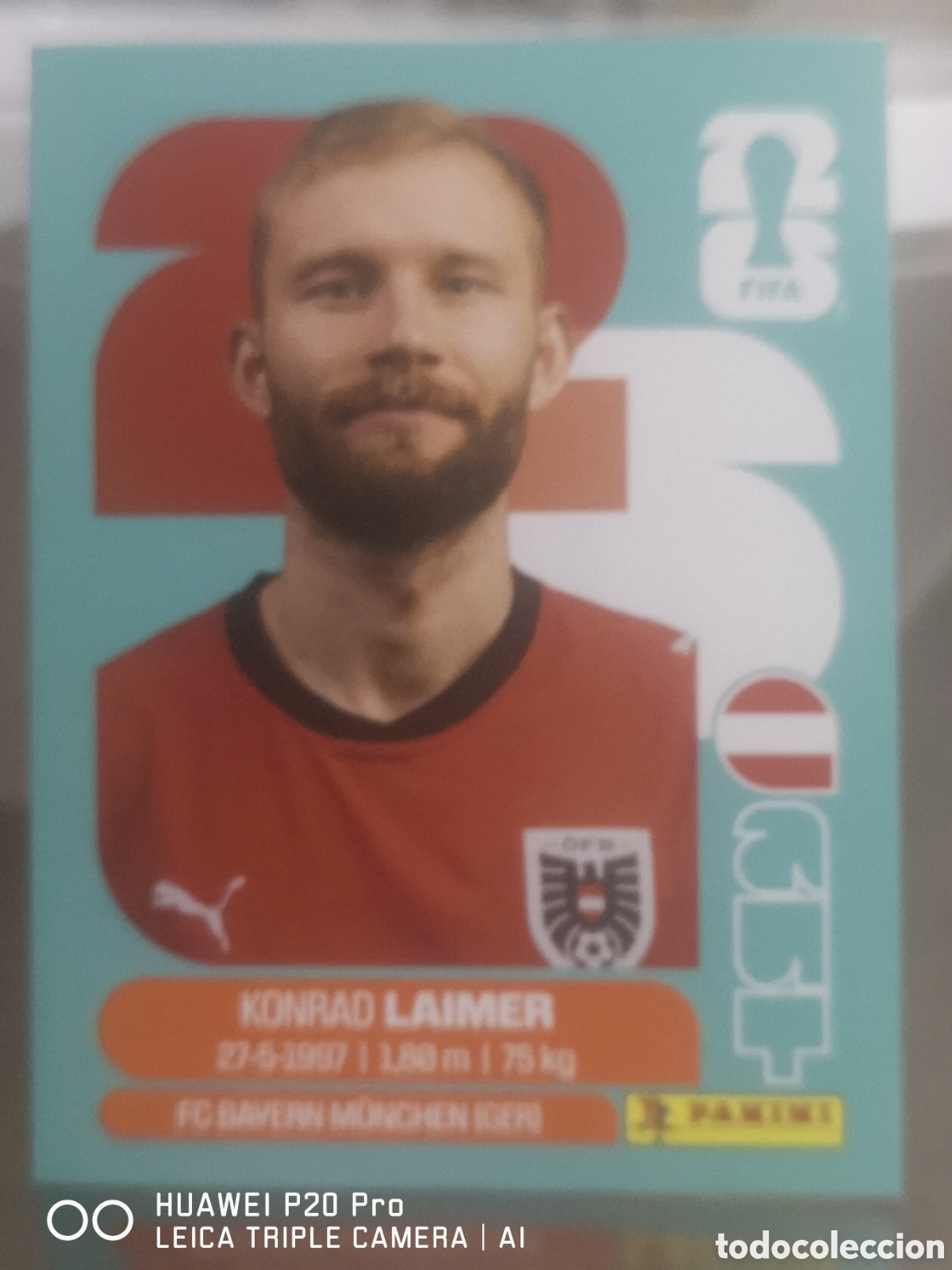 Cromos de f&uacute;tbol: FIFA WORLD CUP MUNDIAL 2026 KONRAD LAIMER - AUT 12