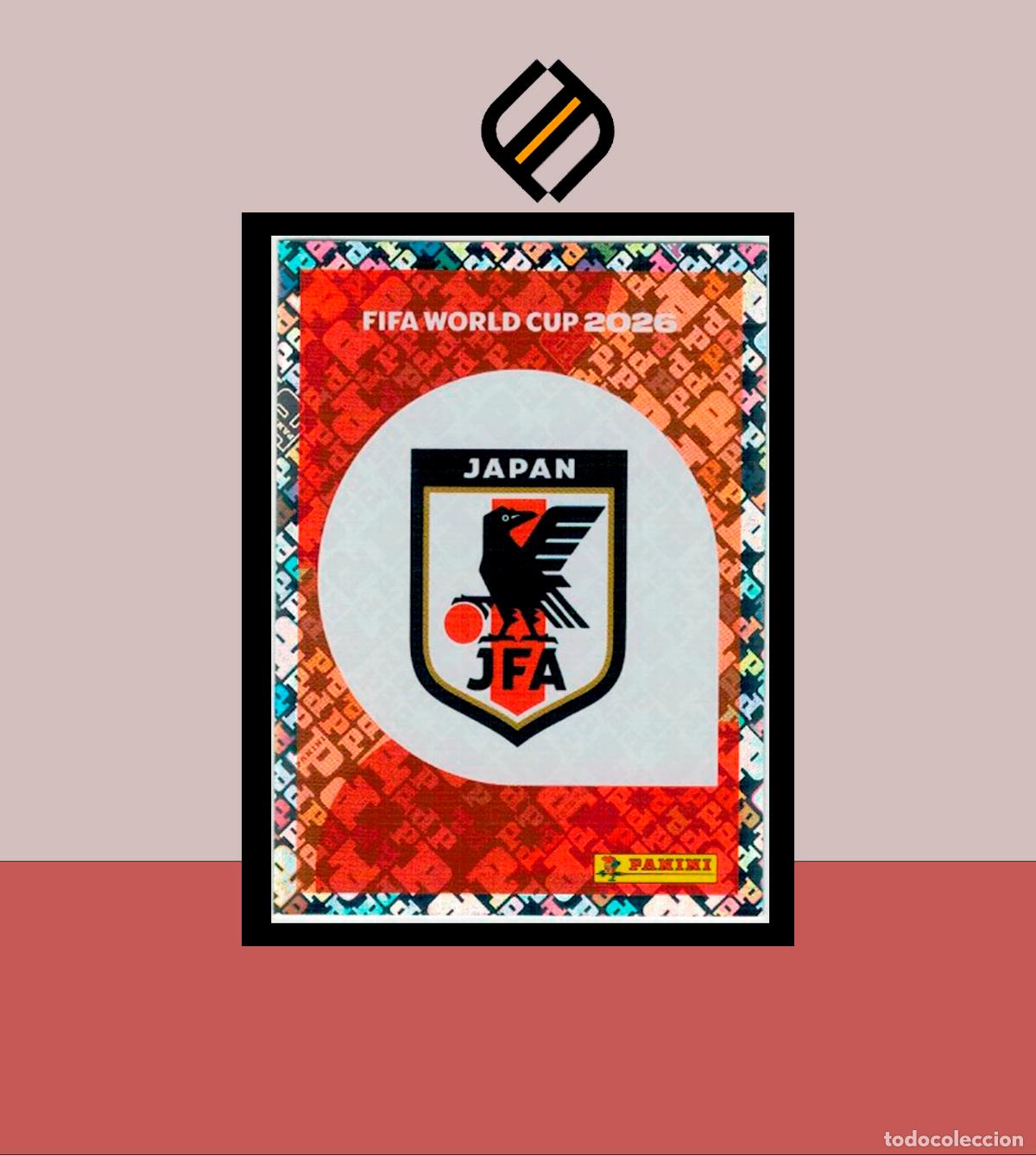 Cromos de f&uacute;tbol: PANINI FIFA CLUB WORLD CUP 2026 26 JPN 1 ESCUDO JAP&Oacute;N STICKER MUNDIAL MEX CAN USA LIGA