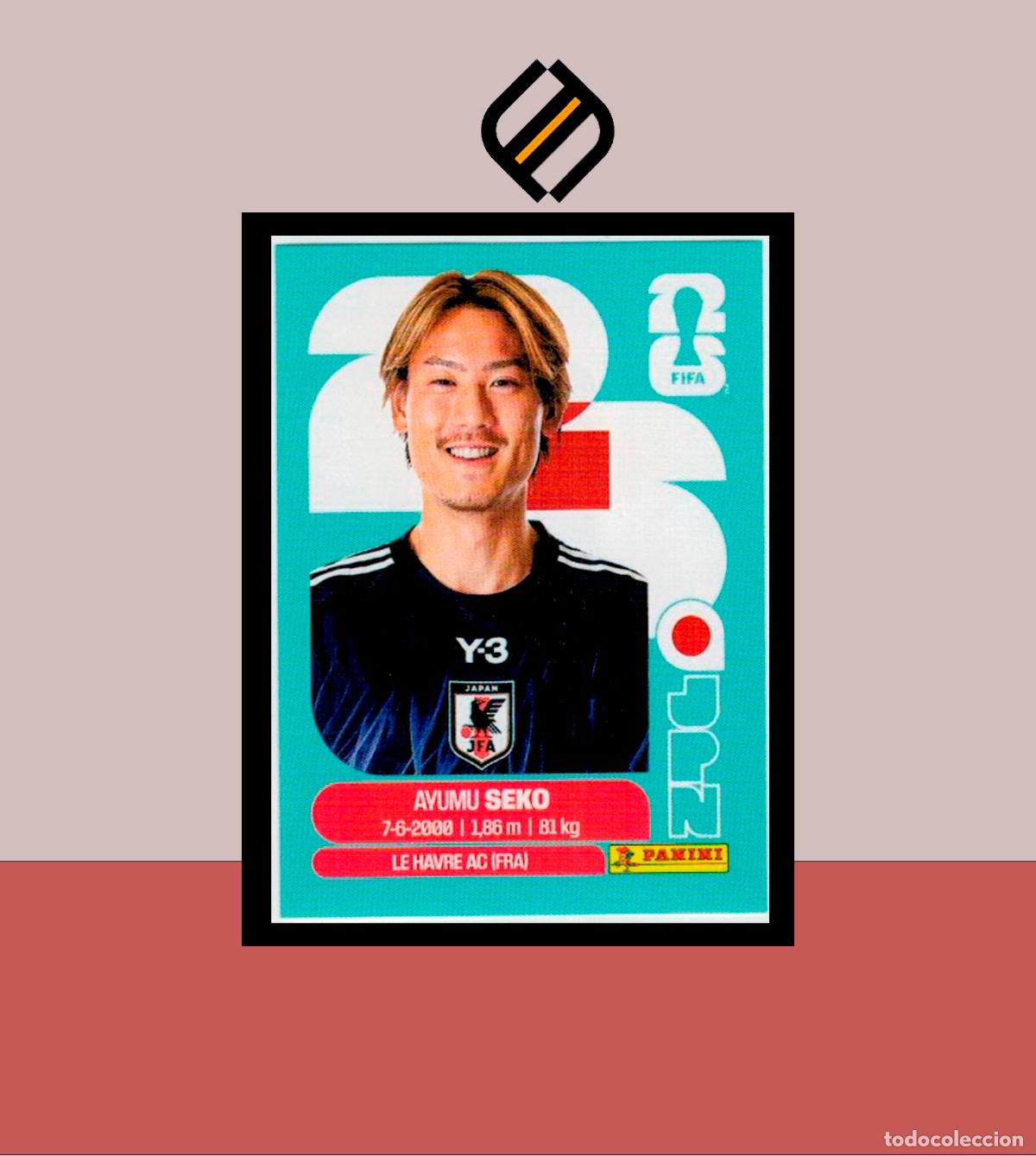 Cromos de f&uacute;tbol: PANINI FIFA CLUB WORLD CUP 2026 26 JPN 4 AYUMU SEKO JAP&Oacute;N STICKER MUNDIAL MEX CAN USA LIGA