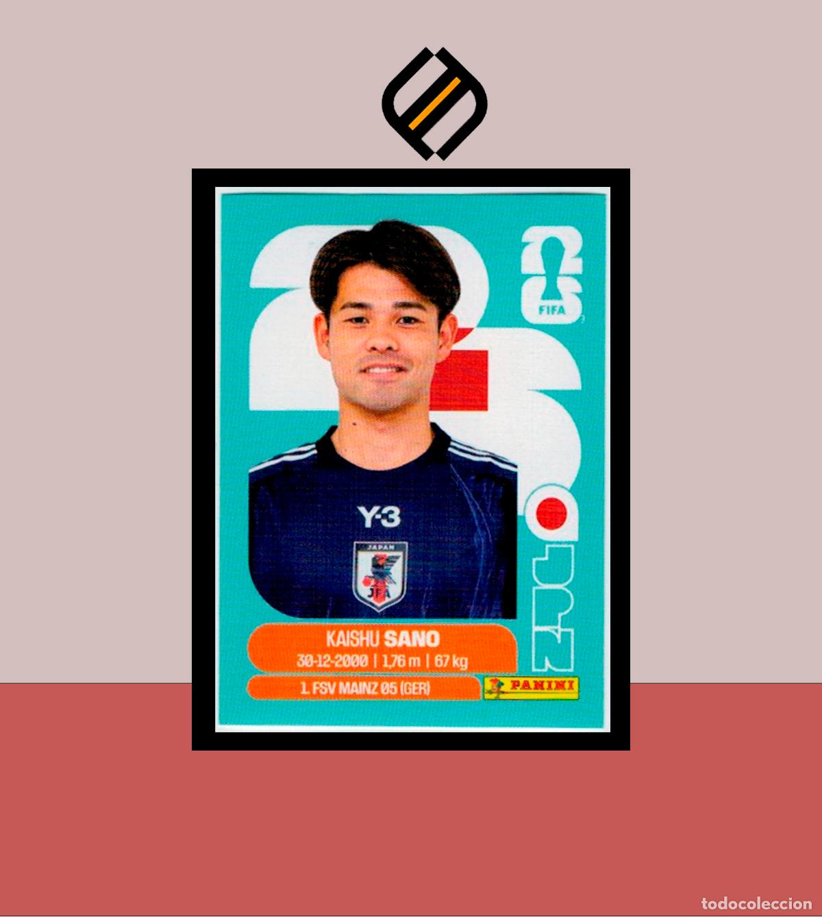 Cromos de f&uacute;tbol: PANINI FIFA CLUB WORLD CUP 2026 26 JPN 8 KAISHU SANO JAP&Oacute;N STICKER MUNDIAL MEX CAN USA LIGA