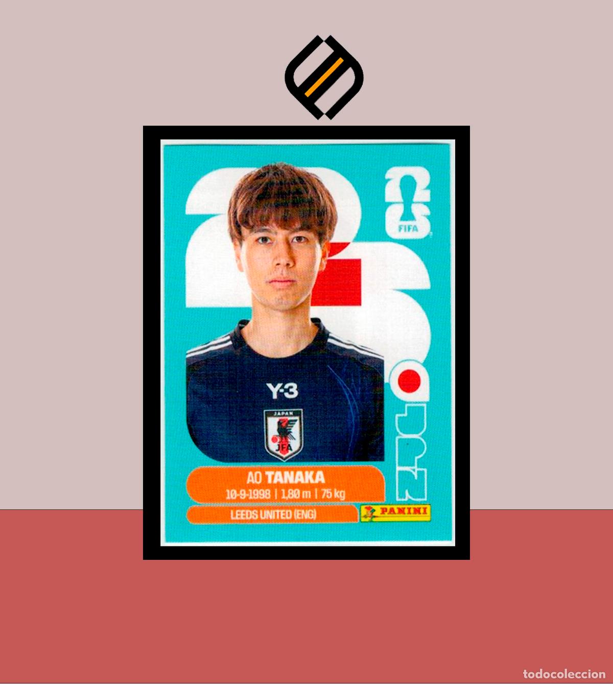 Cromos de f&uacute;tbol: PANINI FIFA CLUB WORLD CUP 2026 26 JPN 10 AO TANAKA JAP&Oacute;N STICKER MUNDIAL MEX CAN USA LIGA