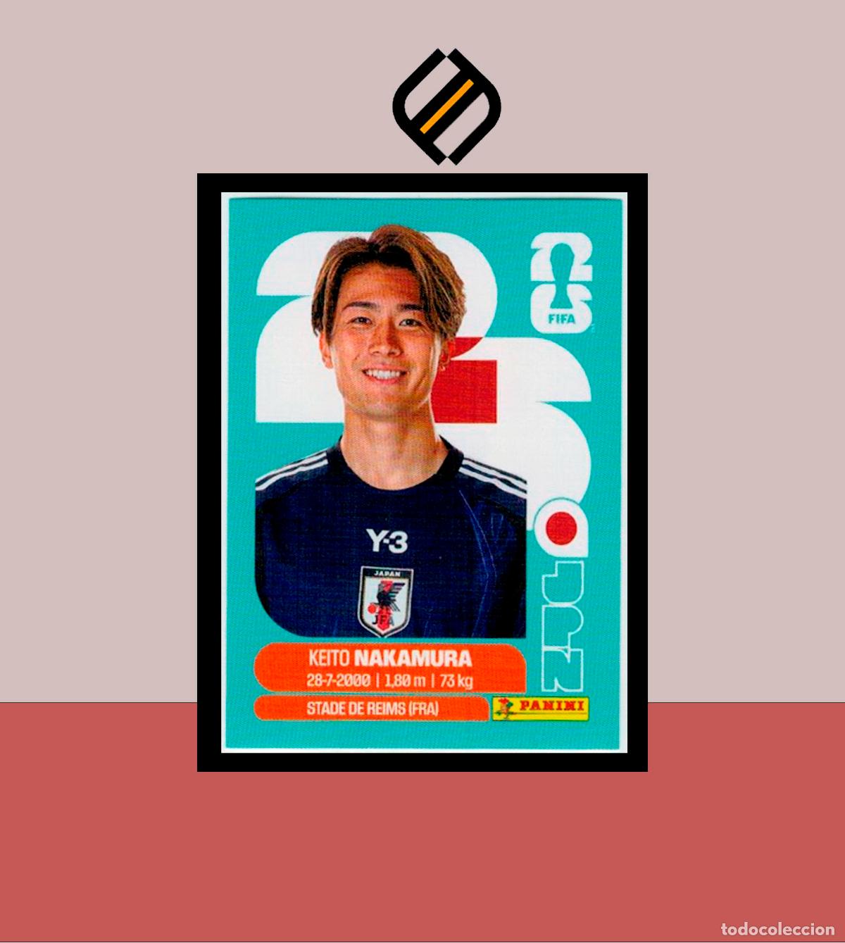 Football Stickers: PANINI FIFA CLUB WORLD CUP 2026 26 JPN 15 KEITO NAKAMURA JAP&Oacute;N STICKER MUNDIAL MEX CAN USA LIGA
