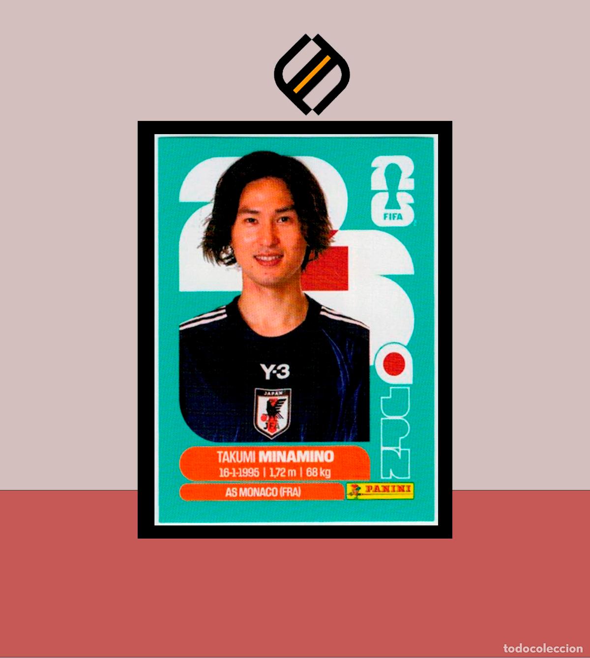 Football Stickers: PANINI FIFA CLUB WORLD CUP 2026 26 JPN 16 TAKUMI MINAMINO JAP&Oacute;N STICKER MUNDIAL MEX CAN USA LIGA