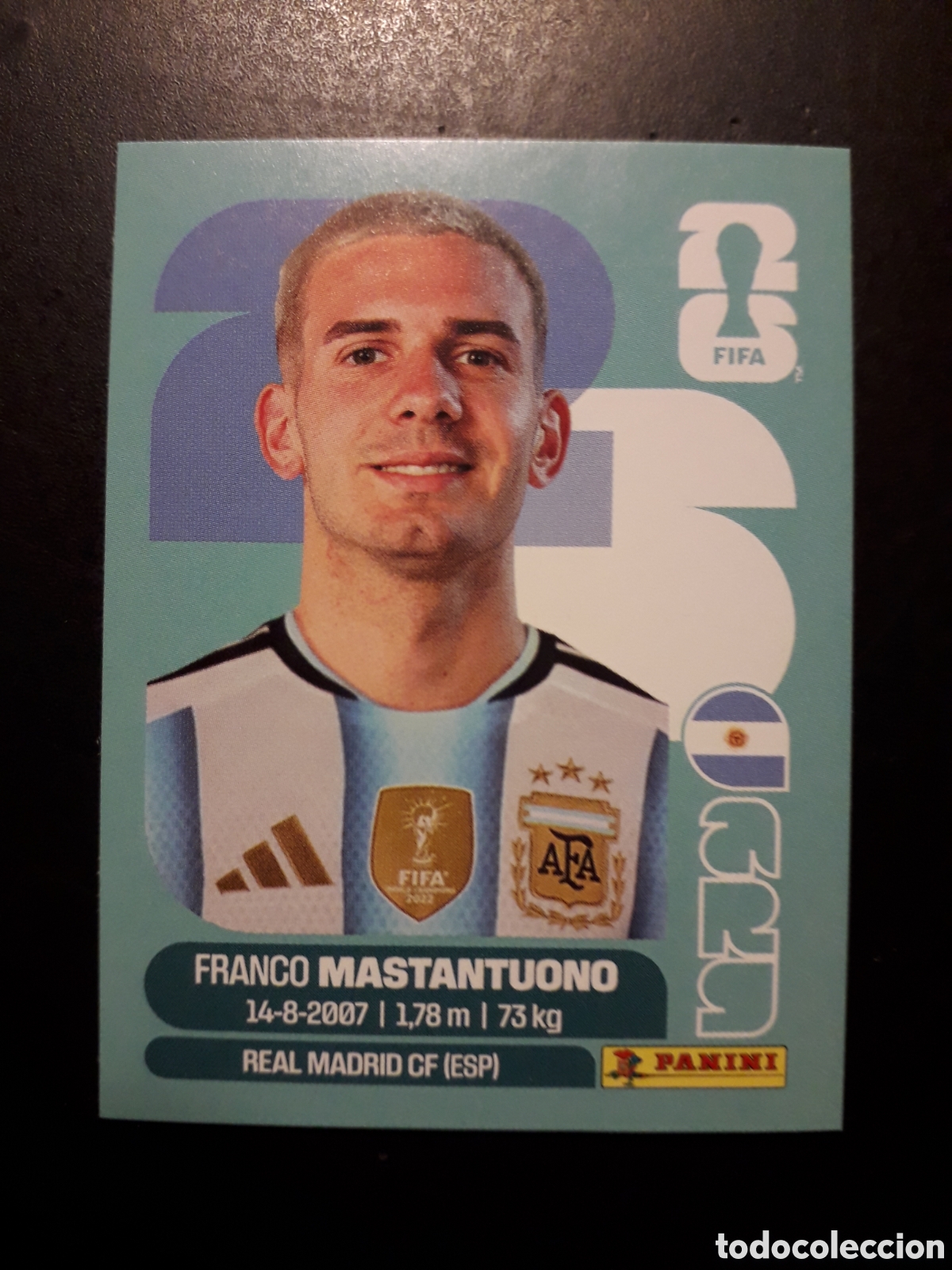 Football Stickers: MASTANTUONO ARGENTINA ARG 15 MUNDIAL F&Uacute;TBOL 2026 FIFA WORLD CUP PANINI SIN PEGAR PEDIDO M&Iacute;NIMO 3&euro;