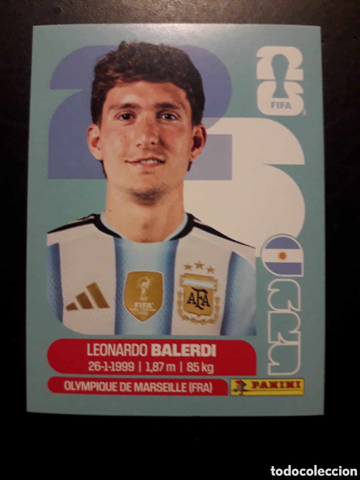 Football Stickers: BALERDI ARGENTINA ARG 7 MUNDIAL F&Uacute;TBOL 2026 FIFA WORLD CUP PANINI SIN PEGAR PEDIDO M&Iacute;NIMO 3&euro;
