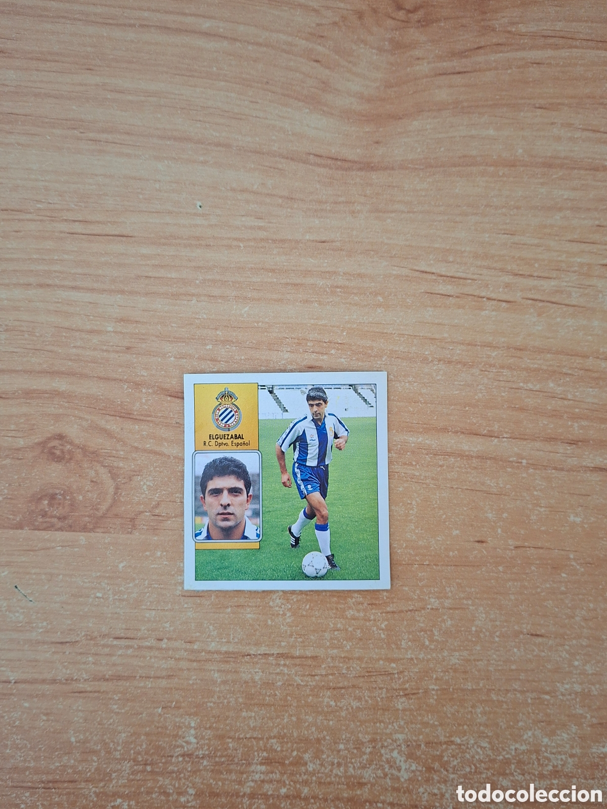 Cromos de f&uacute;tbol: Este 92 93 elguezabal espa&ntilde;ol 3 fichaje despegado ver fotos