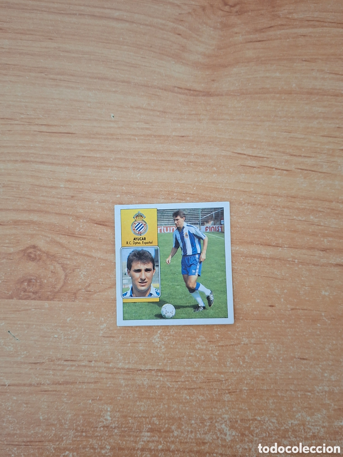 Cromos de f&uacute;tbol: Este 92 93 ayucar espa&ntilde;ol 4 fichaje despegado ver fotos