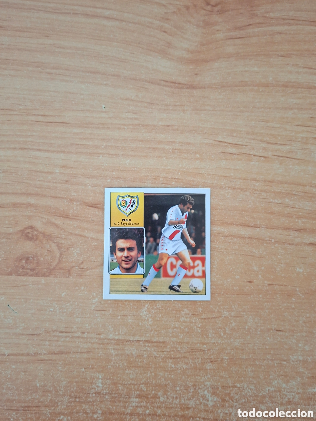 Cromos de f&uacute;tbol: Este 92 93 Pablo rayo vallecano 7 fichaje despegado ver fotos